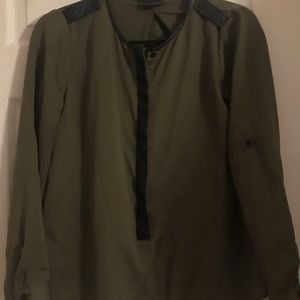 Button Front Blouse 💚